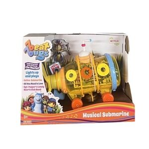 Beat Bugs Musical Submarine w/ Jasper Figure Netflix Bug Keeper Lights Music New